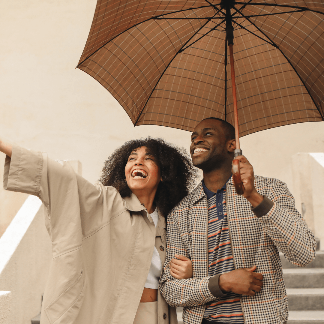 Branded wooden walker umbrellas