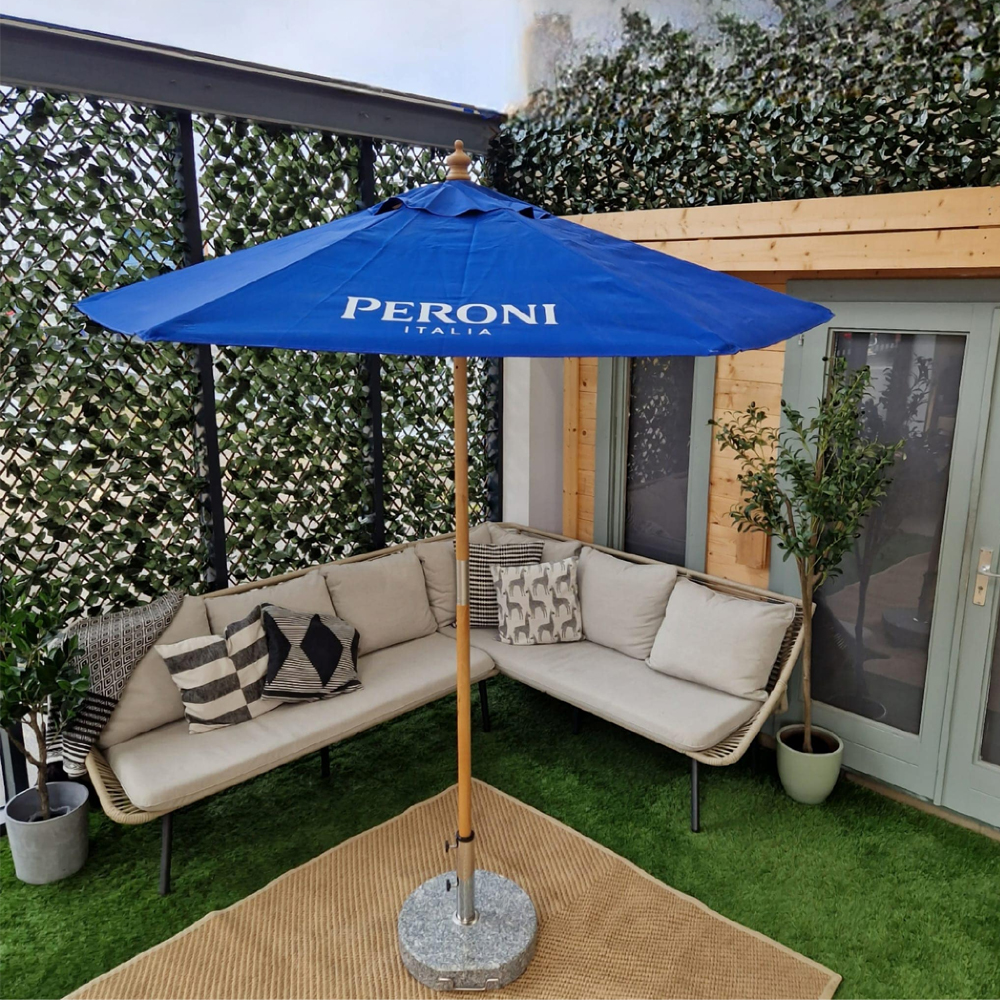 Cafe commercial parasols